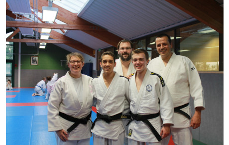 Remise de la ceinture noire de Julien Liénard