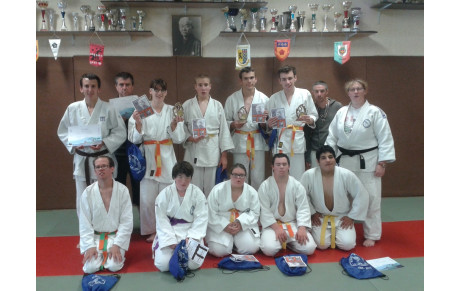 Remise des ceintures de la section sport adapté