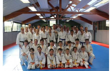 Remise du 2ème Dan d'Elian Aubert