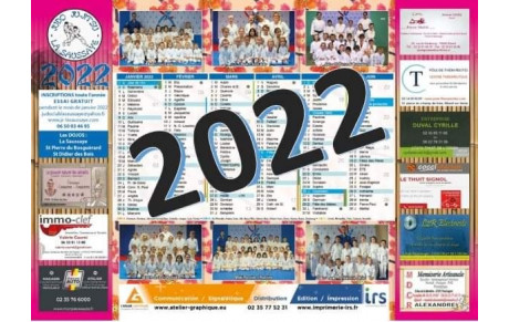 Calendrier 2022